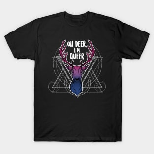 Bisexual: Oh Deer, I'm Queer T-Shirt